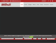 Tablet Screenshot of hotelmerkury.com